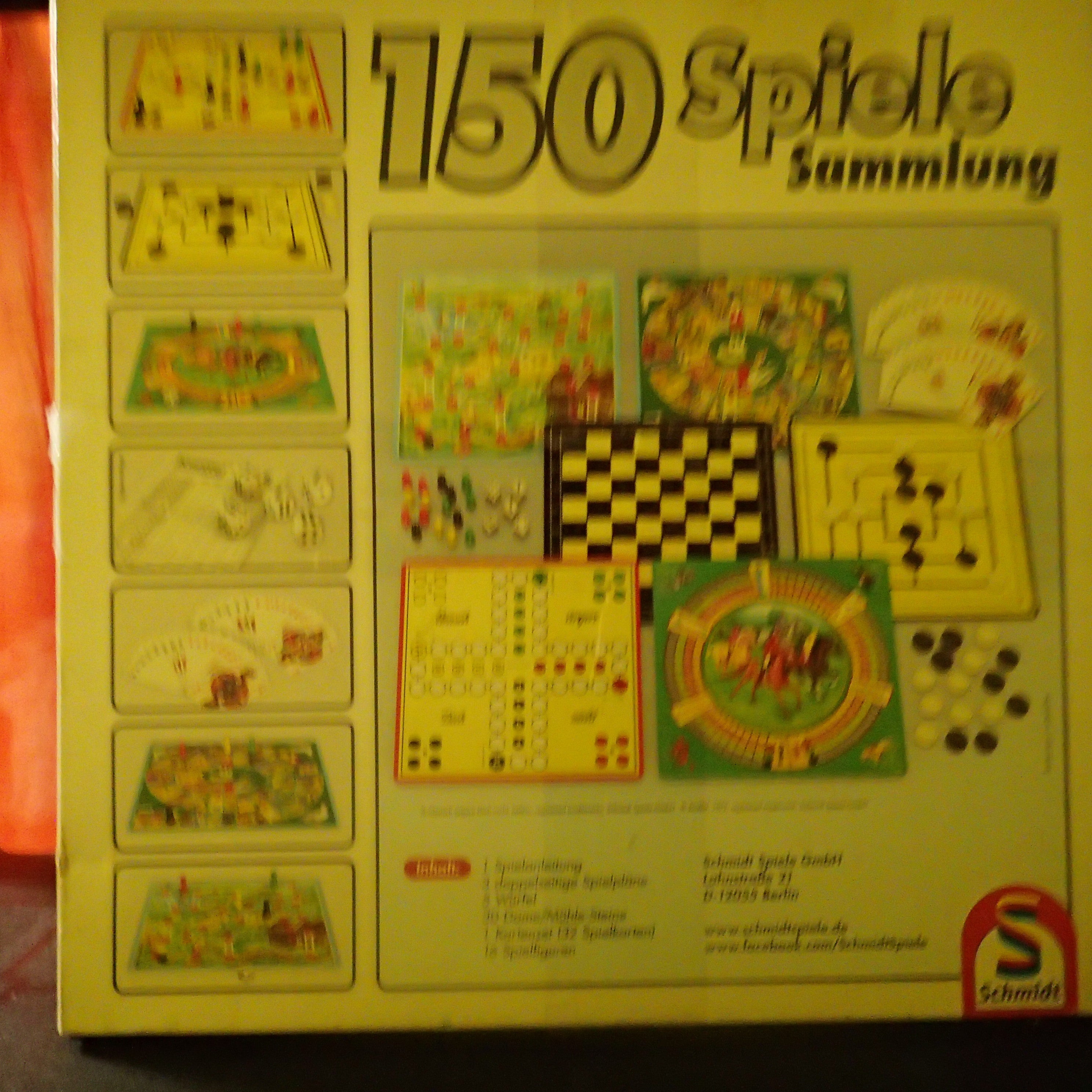 150 Spiele Sammlung - Klassische Gesellschaftsspiele
