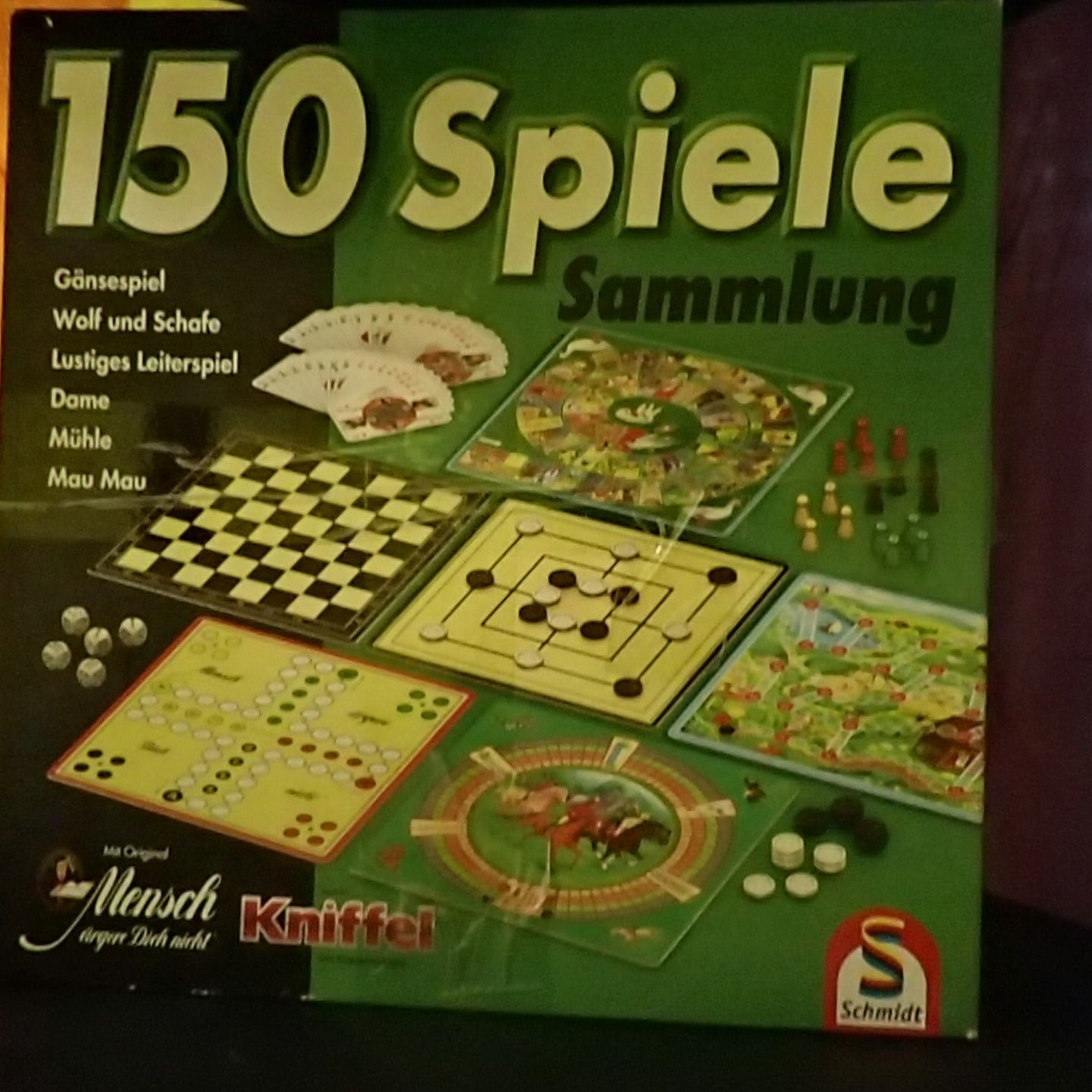 150 Spiele Sammlung - Klassische Gesellschaftsspiele